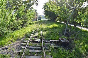 Kindereisenbahn Schymkent: Geschichte, Streckenverlauf, Schienenfahrzeuge
