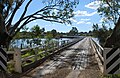 English: Kirwans Bridge over Goulburn Weir at Nagambie, Victoria
