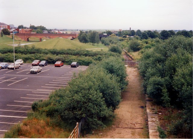 What was left of Knowsley Street railway station in 1988