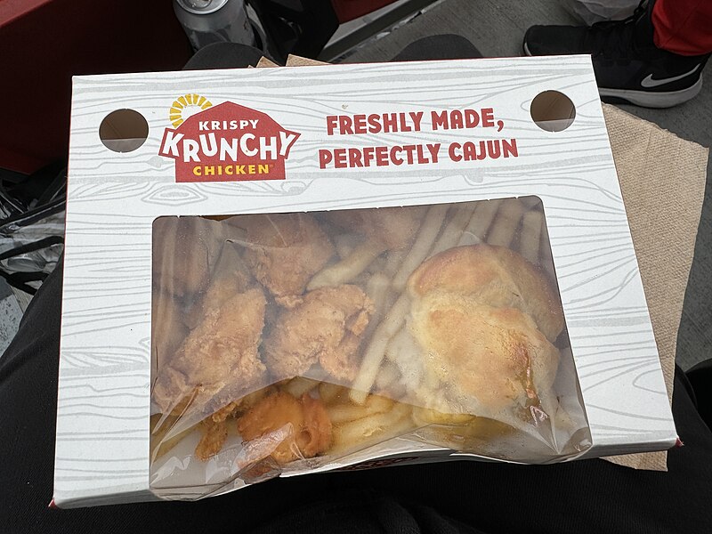 File:Krispy Krunchy Chicken at the 2024 Busch Light Clash at The Coliseum - Sarah Stierch.jpg