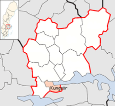 Kungsör Municipality in Västmanland County.png