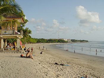 Kuta Beach in Bali.