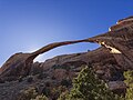 * Nomination Landscape Arch as it stands in the Devils Garden complex at Arches National Park. --GyozaDumpling 08:48, 5 January 2024 (UTC) * Promotion Good photo but over and undercategorized --MB-one 14:57, 5 January 2024 (UTC) Good quality. I fixed the categorization, there is a cat for this specific arch --Kritzolina 07:54, 13 January 2024 (UTC)