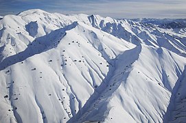 Сніг у горах провінції Пактія