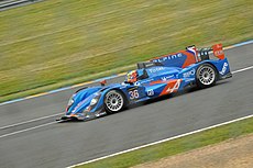 Signatech Alpine No. 36 Alpine A450, winner of the 2013 European Le Mans Series in the LMP2 class Le Mans 2013 (9344486945).jpg