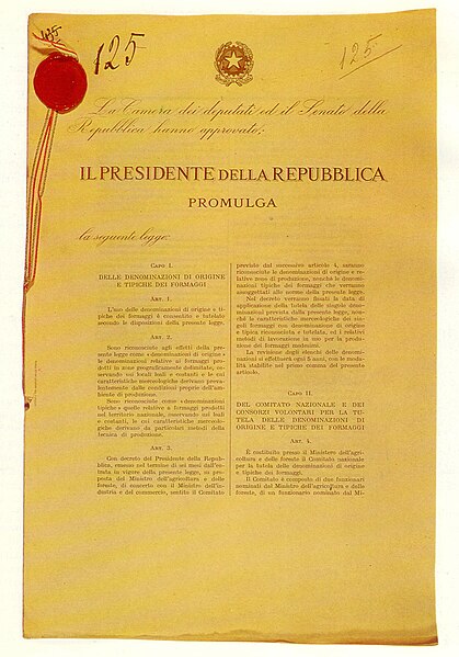 File:Legge 125 del 10 aprile 1954 prima pagina.jpeg