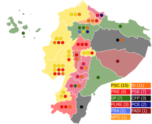 Elecciones legislativas de Ecuador de 1990