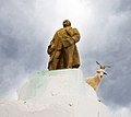 * Nomination The statue of Lenin in the Altai village and a herd of goats on it. The village is called Inja --Alexandr frolov 12:30, 11 April 2020 (UTC) * Promotion  Support Funny and good quality. Added some more relevant categories. --MB-one 10:37, 19 April 2020 (UTC)