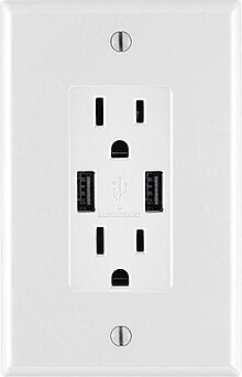 North American AC outlet with USB charger Leviton NEMA 5-15R with USB.jpeg
