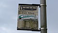 The bus stop at Prince Edward's Road, on Offham Road, Lewes, East Sussex in September 2013. The bus stop still has branding for Countryliner, which went into administration on 8 October 2012. It is now served by Compass Bus buses on route 127.