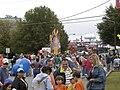 Downtown during the Barbecue Festival