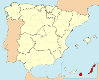 Letak Provinsi Las Palmas di Spanyol