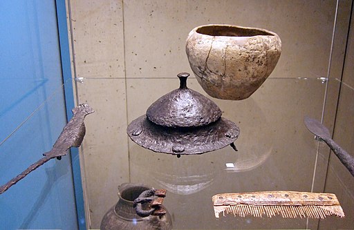 Lombard man's grave goods from Szólád, Hungary