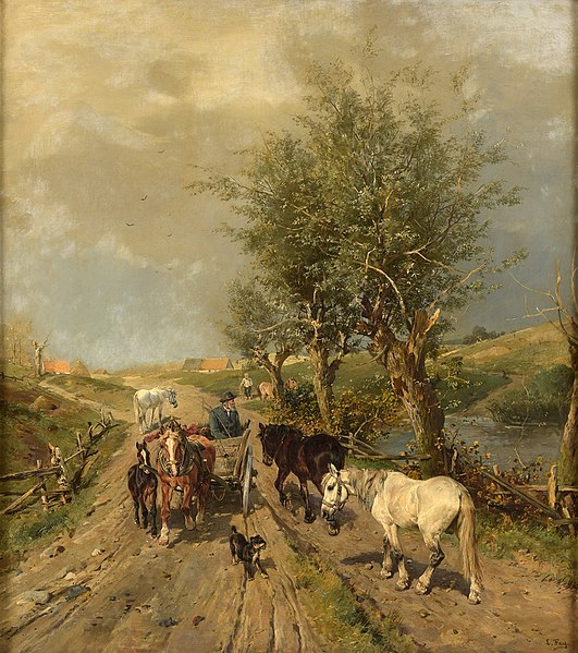 File:Ludwig Benno Fay Auf dem Weg zum Markt.jpg