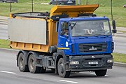 Беларуская: Самазвал МАЗ-6501. Мінск, Беларусь English: MAZ-6501 truck. Minsk, Belarus Русский: Самосвал МАЗ-6501. Минск, Беларусь