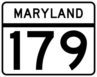 <span class="mw-page-title-main">Maryland Route 179</span> State highway in Anne Arundel County, Maryland