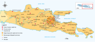 The Sunda Kingdom occupied the western half of Java island, it was Majapahit's western neighbour