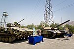 Makran IFV and modernized T-72.JPG