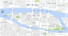 Map of Île de la Cité - OpenStreetMap 2015.svg