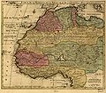 Charte vu Weschtafrika vu 1742