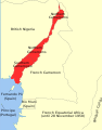 Post tal-Kamerun Brittaniku (bl-aħmar)