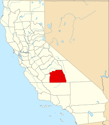 File:Map of California highlighting Tulare County.svg