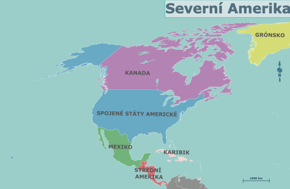 Regiony Severní Ameriky