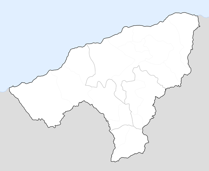 File:Map of Timor-Leste - administrative (since 2015) - Município of Oecusse.png