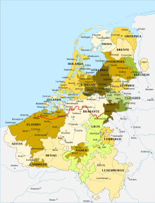 220px Map of the Habsburg Netherlands by Alexis Marie Gochet es.svg