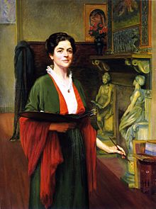 Margaret Lesli Bush-Braun, 1914 yil - Selfportrait.jpg