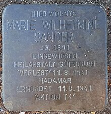 Marie Wilhelmine Sander - Werster Strasse 73.jpg