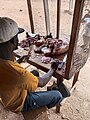 Meat seller in Bongo