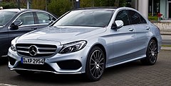 Mercedes-Benz C 220 BlueTEC AMG Line (W 205) - Frontansicht, 15. März 2014, Düsseldorf.jpg