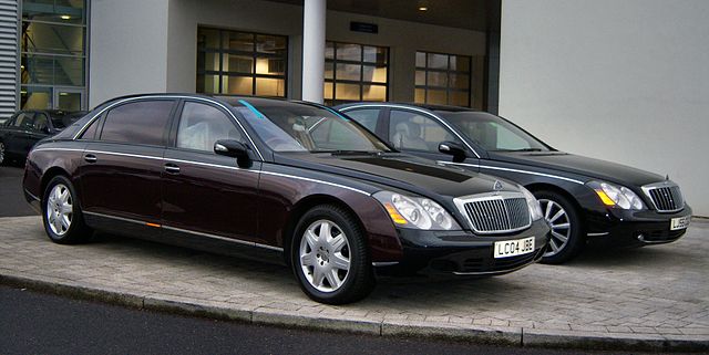 The video features a Maybach 57 customized by West and Jay.