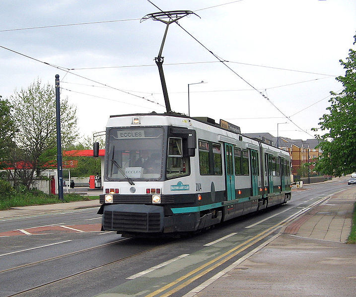 File:Metrolink tram in Eccles.jpg