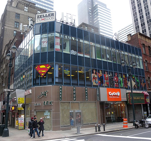 A Midtown Comics store at 45th and Lexington Avenue in Manhattan
