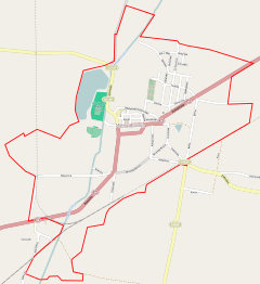 Mapa lokalizacyjna Miejskiej Górki