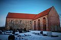 Die Minsener Kirche heute, rechts der Glockenturm