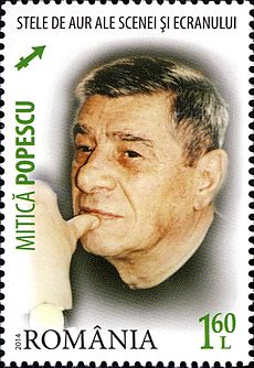 Mitică Popescu 2014 Romania stamp.jpg