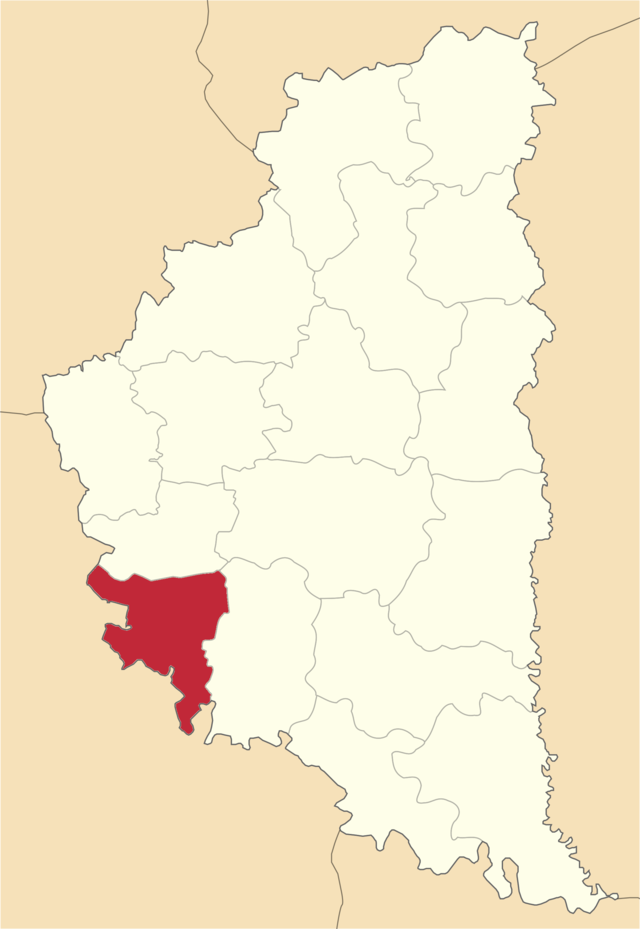 Location of Monastiriskas rajons