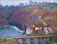 The Grande Creuse by the Bridge at Vervy Monet - the-grande-creuse-by-the-bridge-at-vervy.jpg