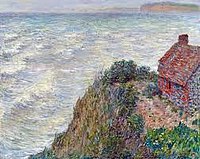 Fisherman's House at Petit Ailly Monet w 741 the customs house at pourville.jpg