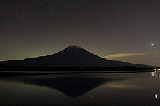 Mount Fuji from Laku Tanuki (at night).jpg