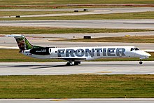 Frontier Express Embraer ERJ-145 operated by Chautauqua Airlines in 2011