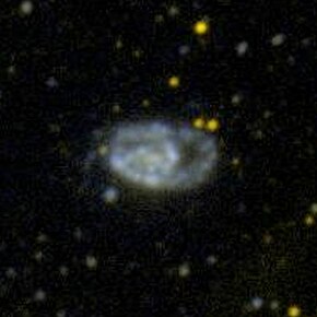 Галаксијата NGC 6373 сликана со вселенскиот телескоп GALEX