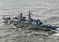 Tàu hộ vệ Nga Neustrashimy di chuyển qua biển Baltic trong cuộc tập trận BALTOPS vào tháng 6 năm 2008