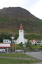 Zentrum von Siglufjörður