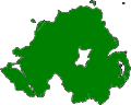 Shape map of Northern Ireland