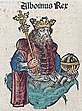 Le premier roi Lombard d'Italie, Alboïn (561-572)