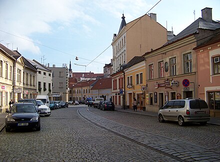 Street scene in Olomouc